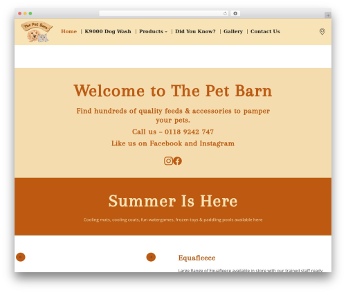 Theme WordPress Square Socket Minimal - thepetbarn.co.uk