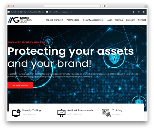 Theme WordPress uptech - infosecassessors.com