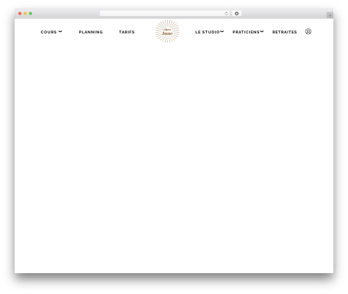 WordPress theme Anahata - chezjune.fr