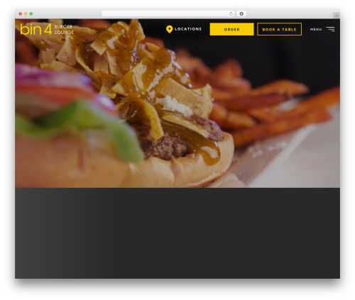 WordPress theme bin4 - bin4burgerlounge.com