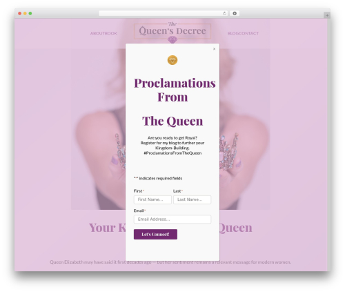 WordPress theme EdStone.Studio - queensdecree.com