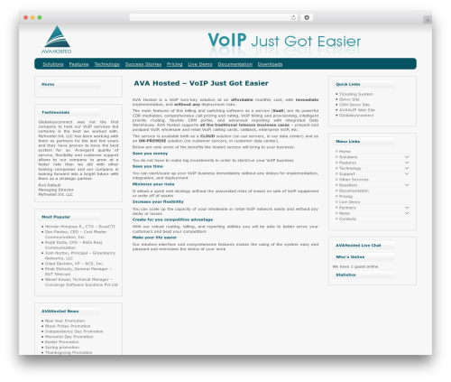 Bootstrap Basic4 free WP theme - avahosted.com