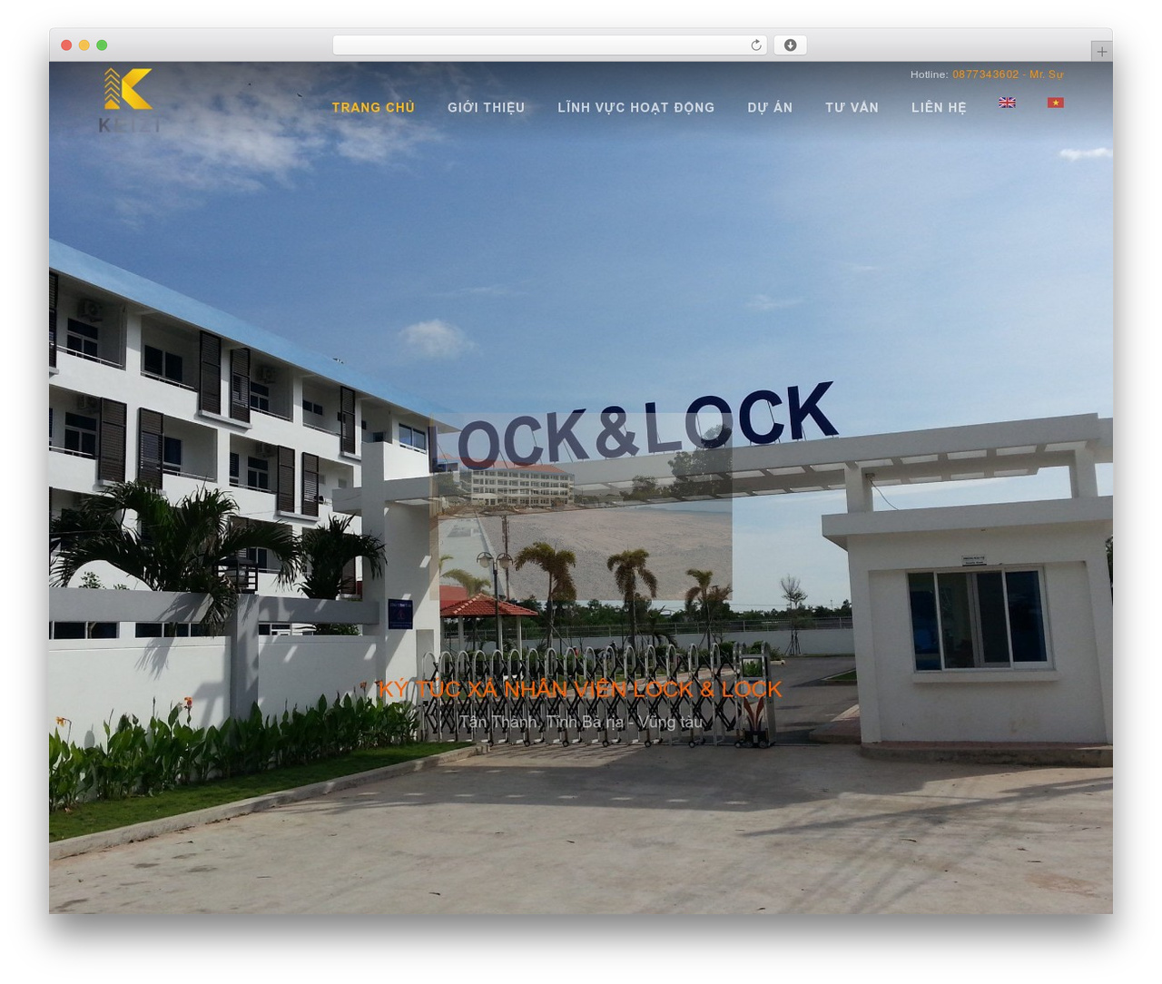 Construction WordPress theme - keizi.vn