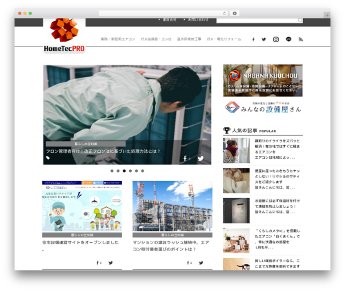 DECADE WordPress theme - hometecpro.com