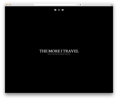 Ovation best WordPress theme - themoreitravel.com
