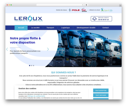 Pit rgpd WordPress plugin - transports-leroux.com