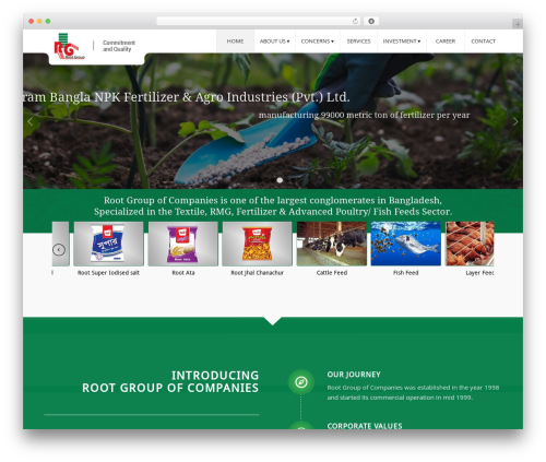 Root Group Theme WordPress theme design - rootgroupbd.com