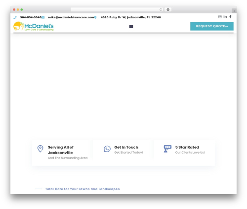 Sanitizex core WordPress plugin - mcdanielslawncare.com