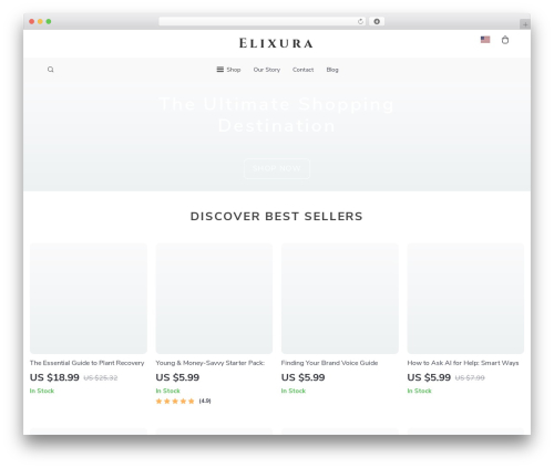 WordPress theme Botticelli - elixura.shop