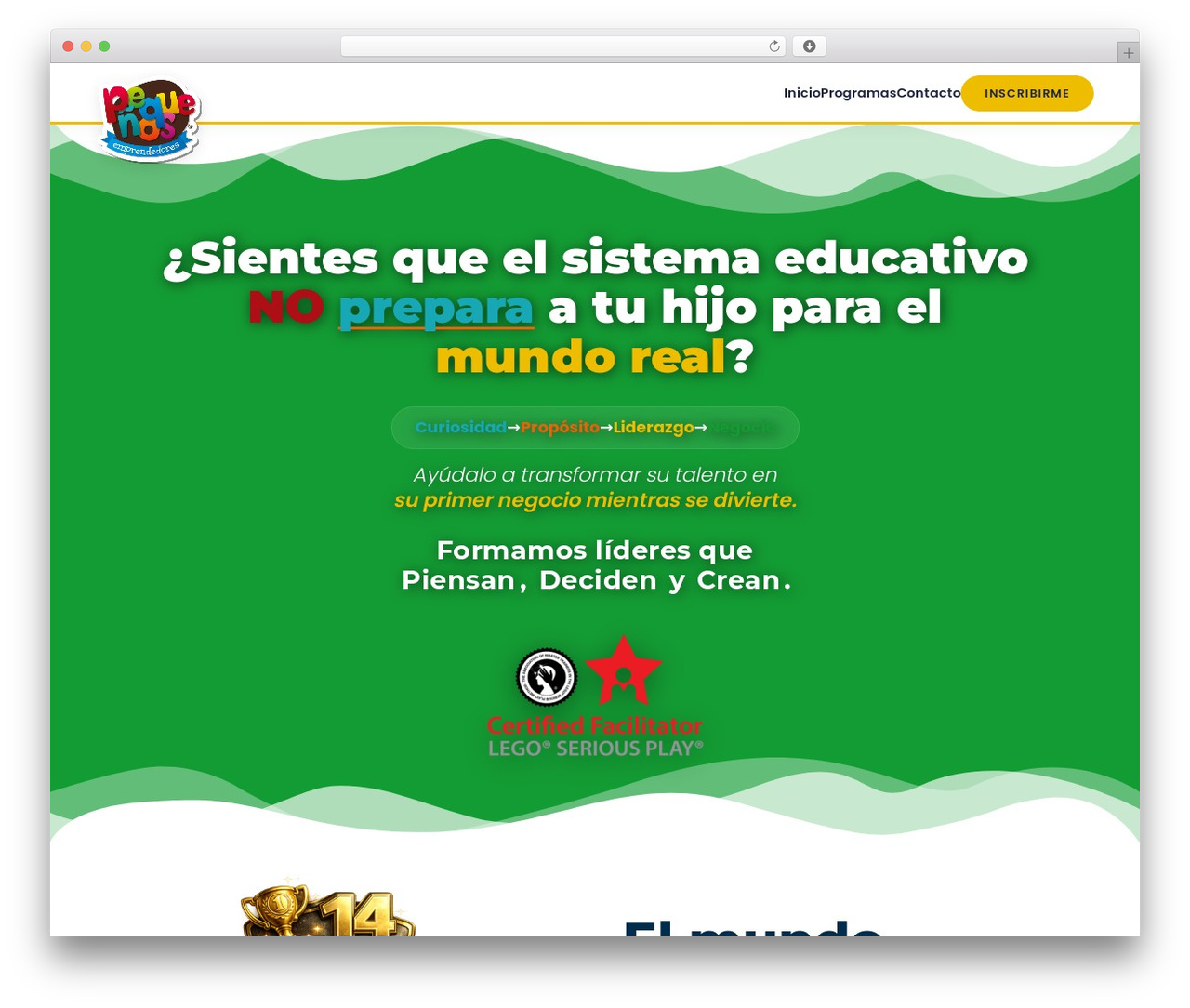 WordPress theme Hello Elementor - pequenosemprendedores.mx