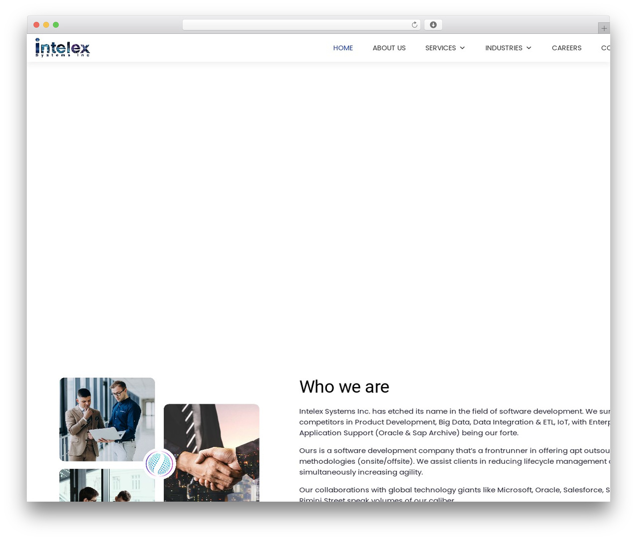 WordPress theme MaterialWP - intelexsystemsinc.com