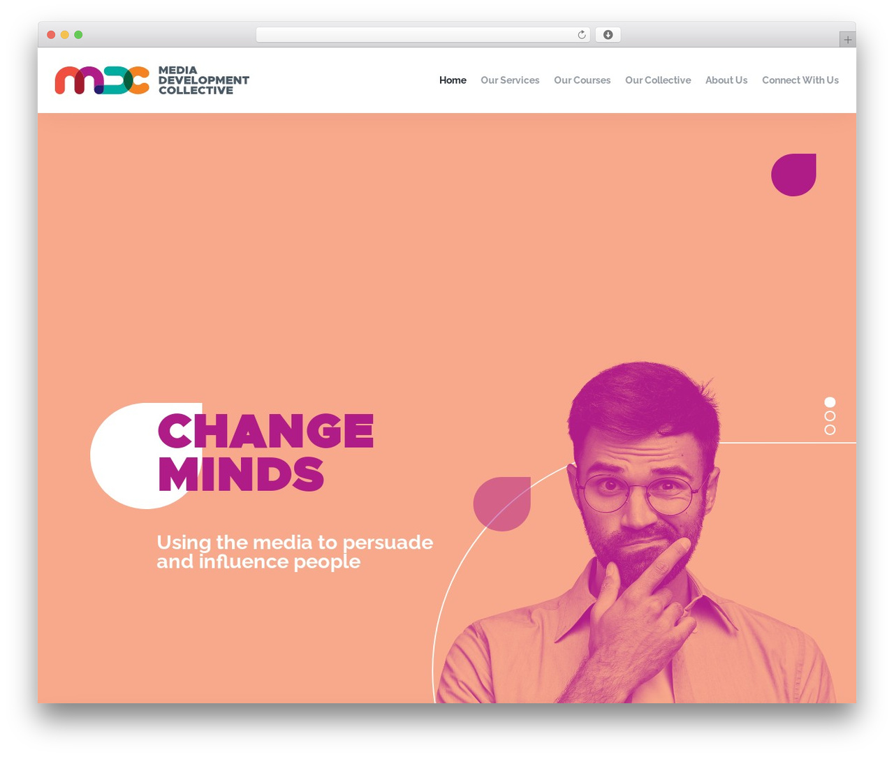 WP theme Scape - mediadevelopmentcollective.com