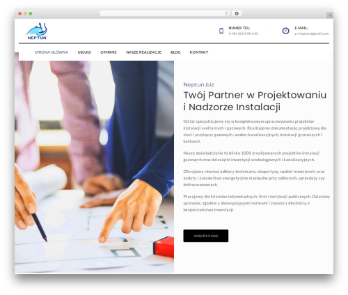 G5Plus Ruby Build WordPress theme - neptun.biz