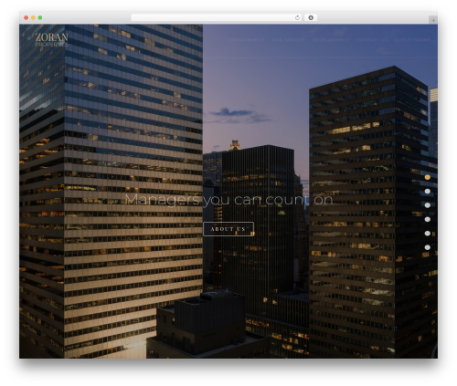 Lambda WordPress theme - zoranproperties.com