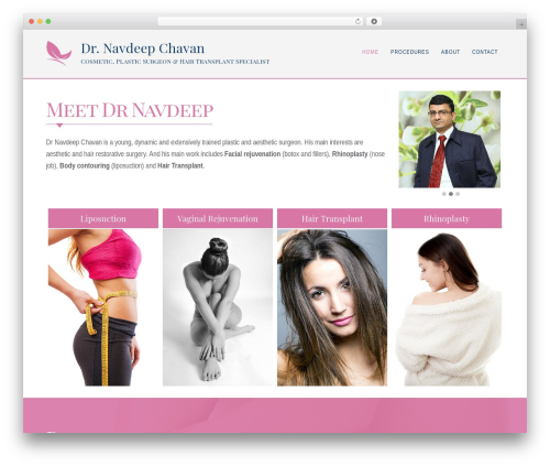 Lander µFramework WordPress website theme - drnavdeepchavan.com