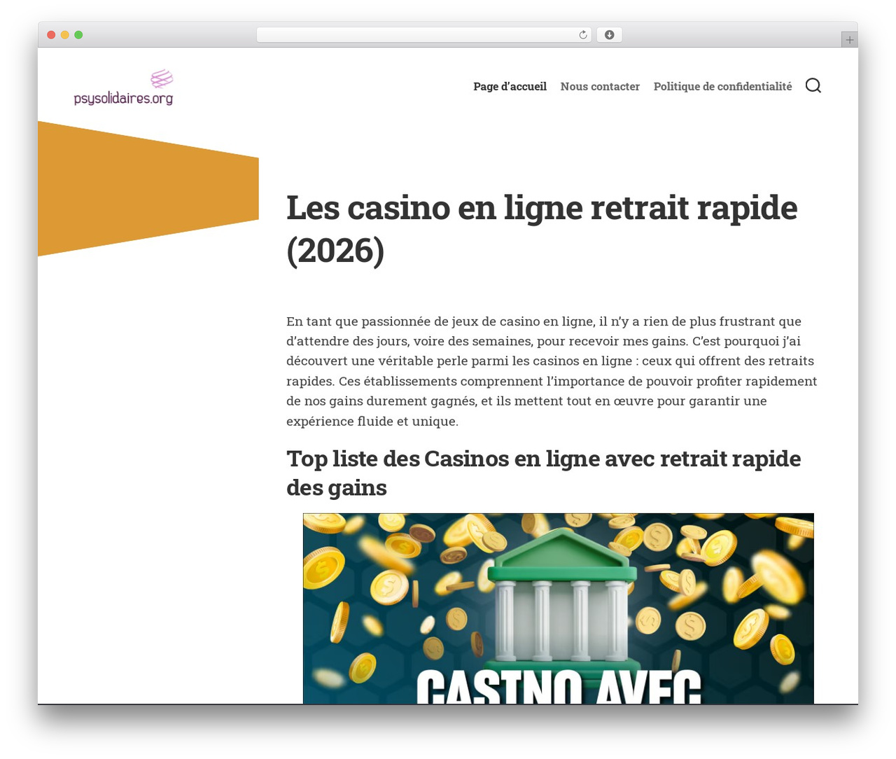 Minimer WordPress theme - psysolidaires.org Minimer WordPress theme - psysolidaires.org