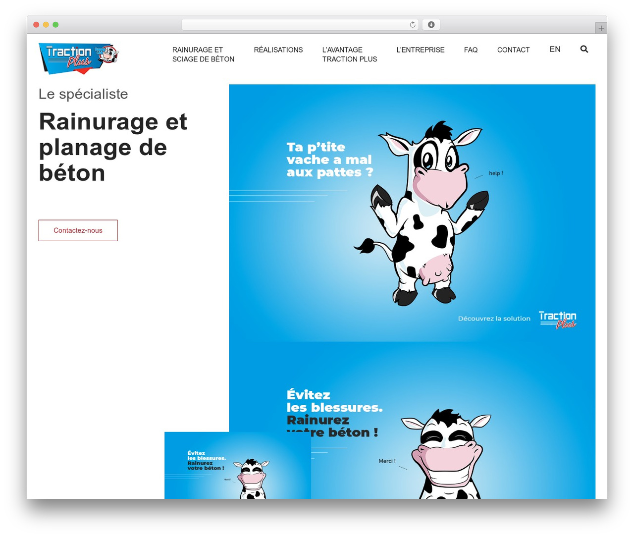 Reactif Theme Bootstrap 3 WordPress theme - traction-plus.com