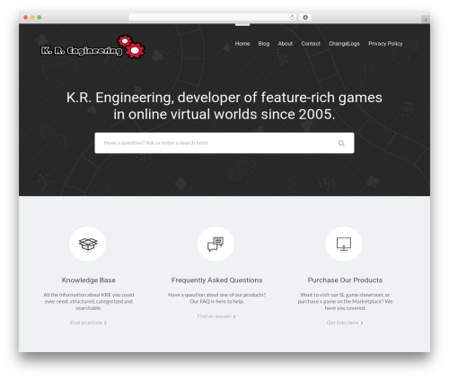 Theme WordPress Flatbase - karstenrutledge.com