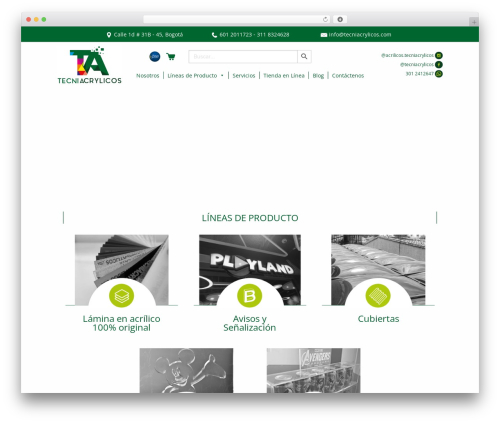 Theme WordPress WordPress Theme - tecniacrylicos.com