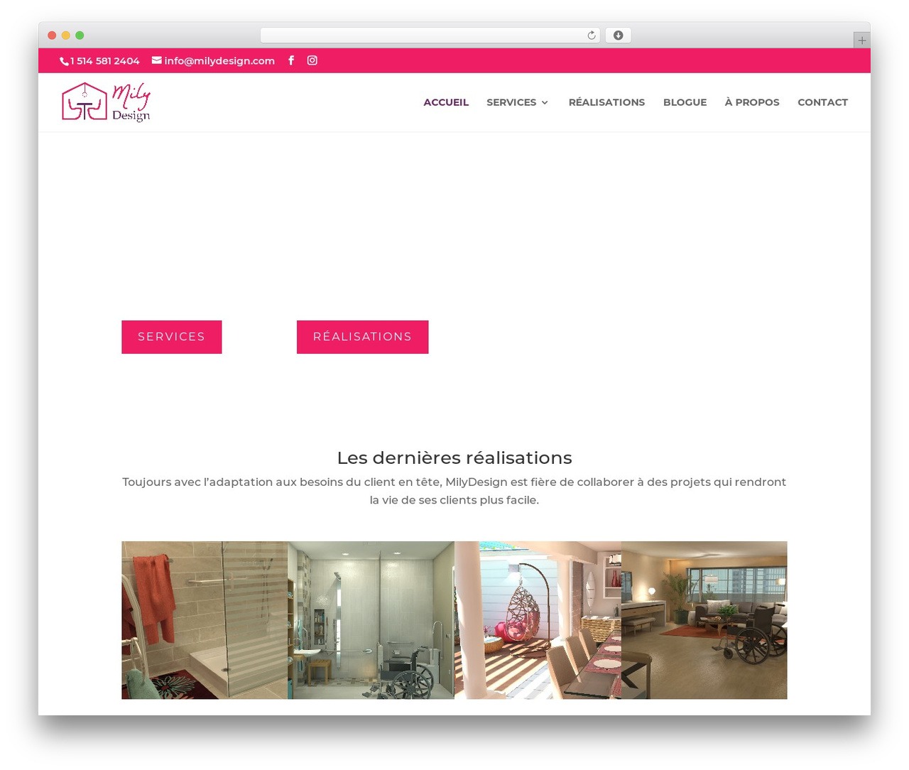 WordPress theme Divi - milydesign.com