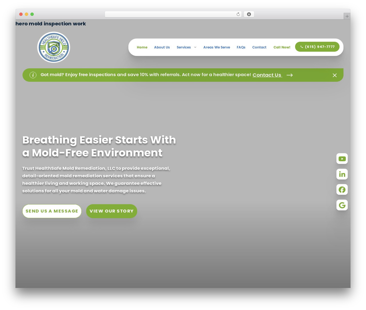WordPress website theme Echo - healthsafemold.com WordPress website theme Echo - healthsafemold.com
