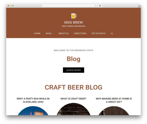 Blogmax WordPress template free - msg-brew.com