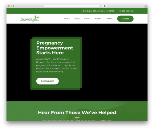 Divi theme WordPress - ahprc.org
