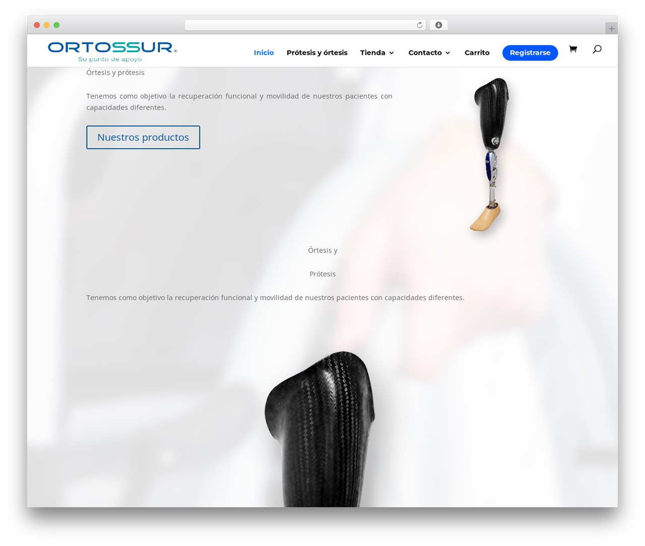 Divi WordPress theme - ortossur.com
