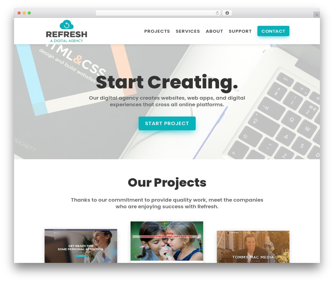 Divi WordPress theme - refreshstudio.com