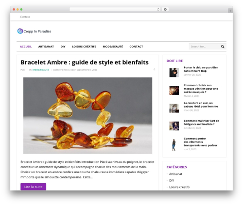 Improve Pro WordPress theme - croppinparadise.com