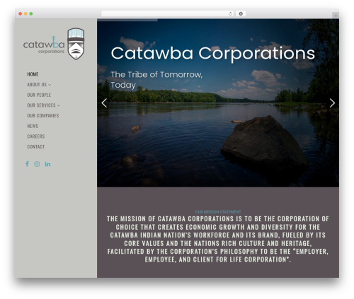 Visual elements WordPress plugin - catawbacorps.com