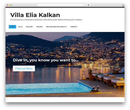 Theme WordPress Radcliffe 2 - villaeliakalkan.com