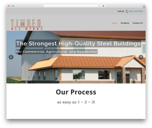 WordPress theme DynamiX - timberallsteel.com