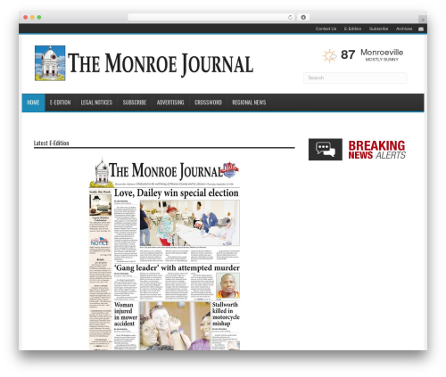 Webads admin WordPress plugin - monroejournal.com