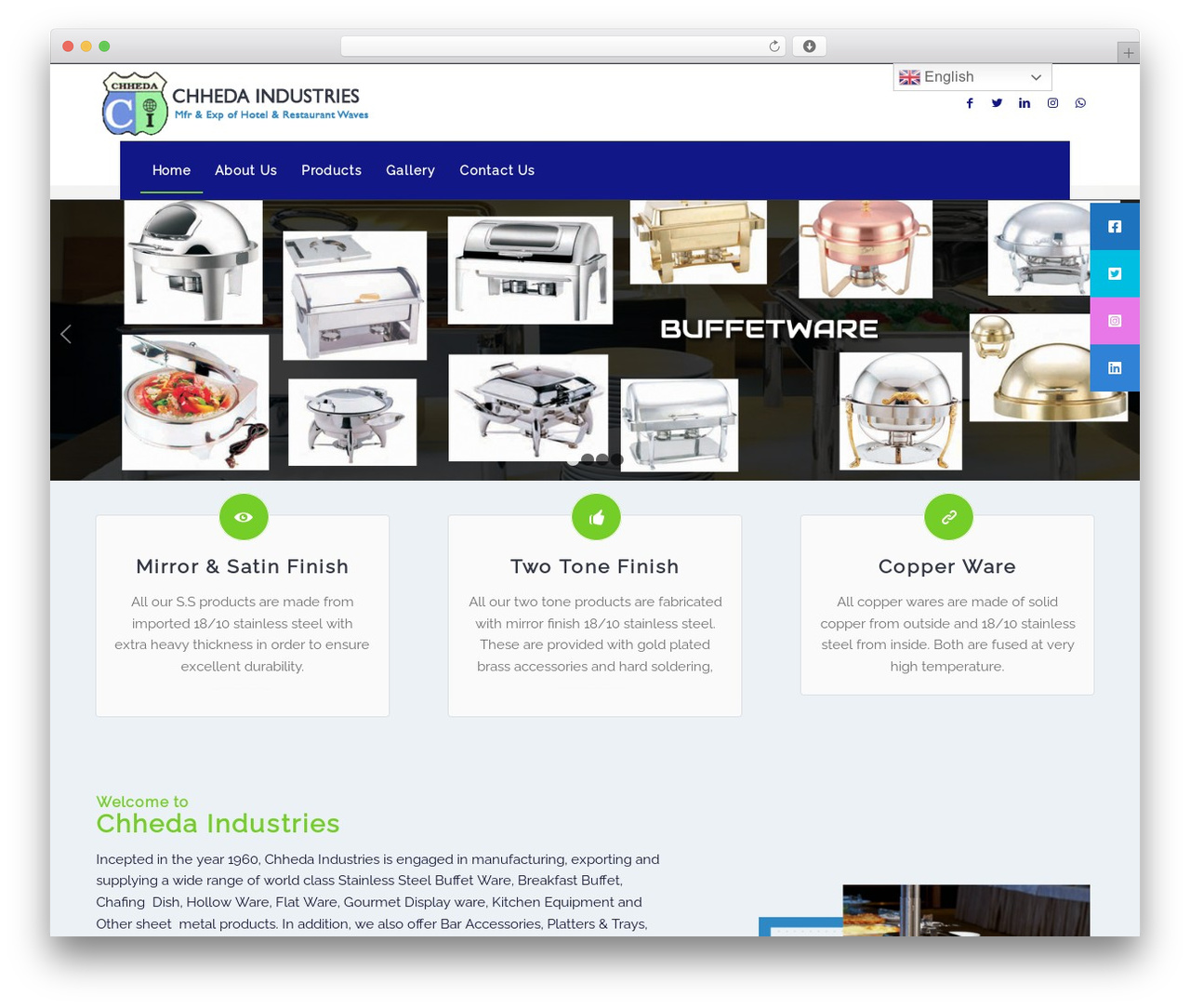 WordPress theme KlickNet - chhedaind.com