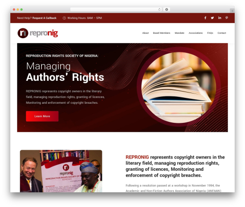 Crysa theme WordPress - www.repronig.com