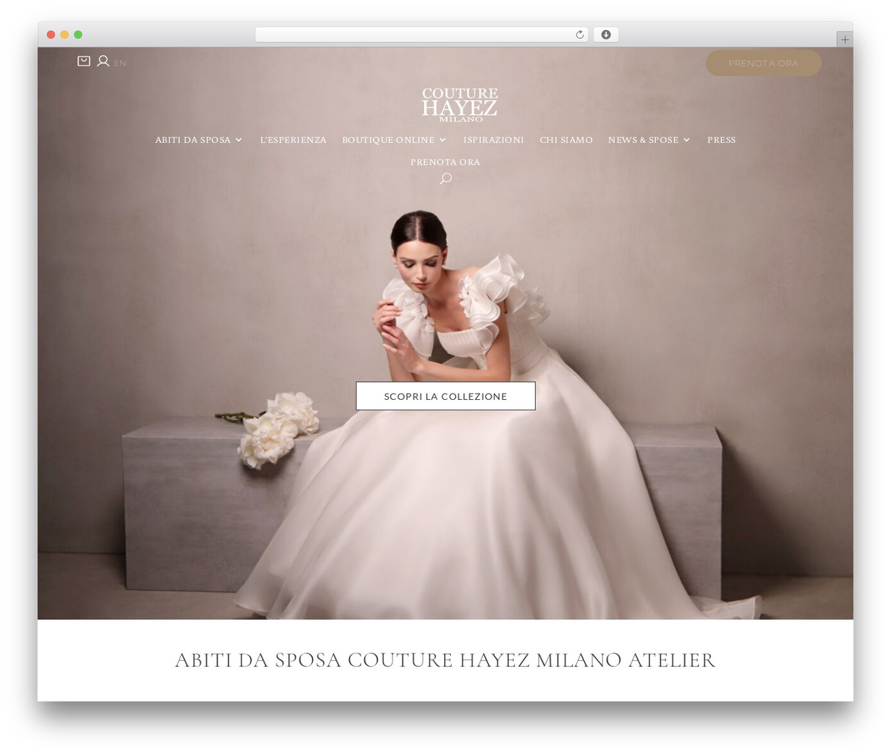Divi WordPress theme - www.couturehayez.com