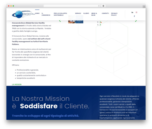 GLB theme WordPress - consorzioeuroglobalservice.it