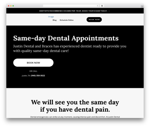 Go dental review WordPress plugin - emergencydentistofjustin.com