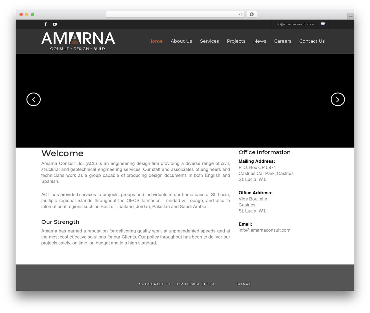 Salient WordPress theme - amarnaconsult.com