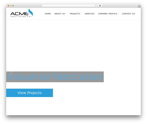 Squirrel Framework company WordPress theme - acmeinsulationco.in