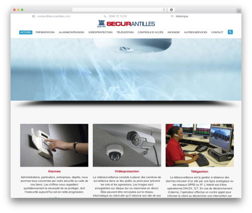 System WordPress theme - securantilles.com