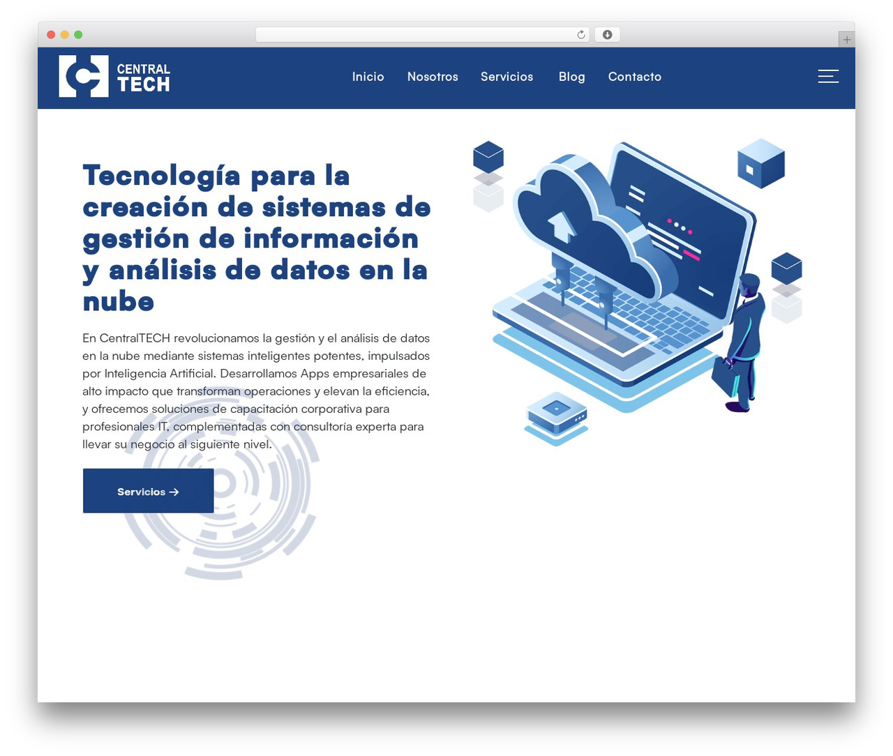 WordPress theme Datax - Data Science & Machine Learning WordPress Theme - centraltech.international