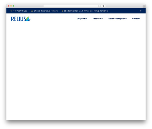 WP theme Dustrix - decorative-relius.ro