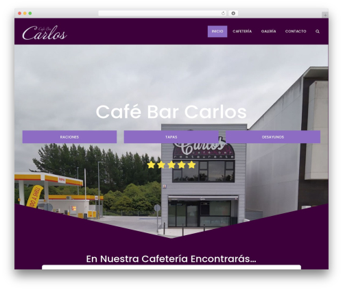 You WordPress page theme - cafebarcarlos.com