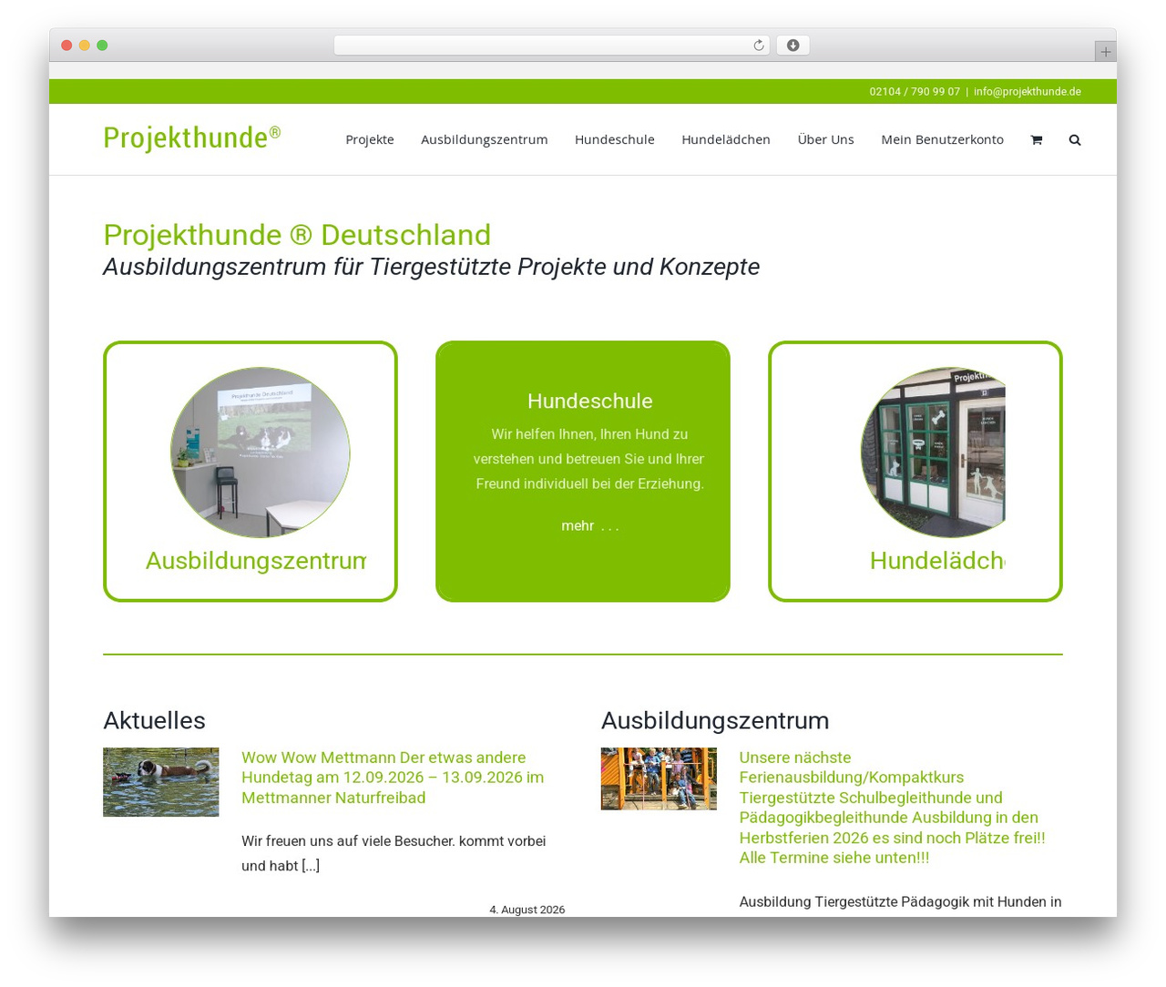 Projekthunde 2021 WP theme - projekthunde.de