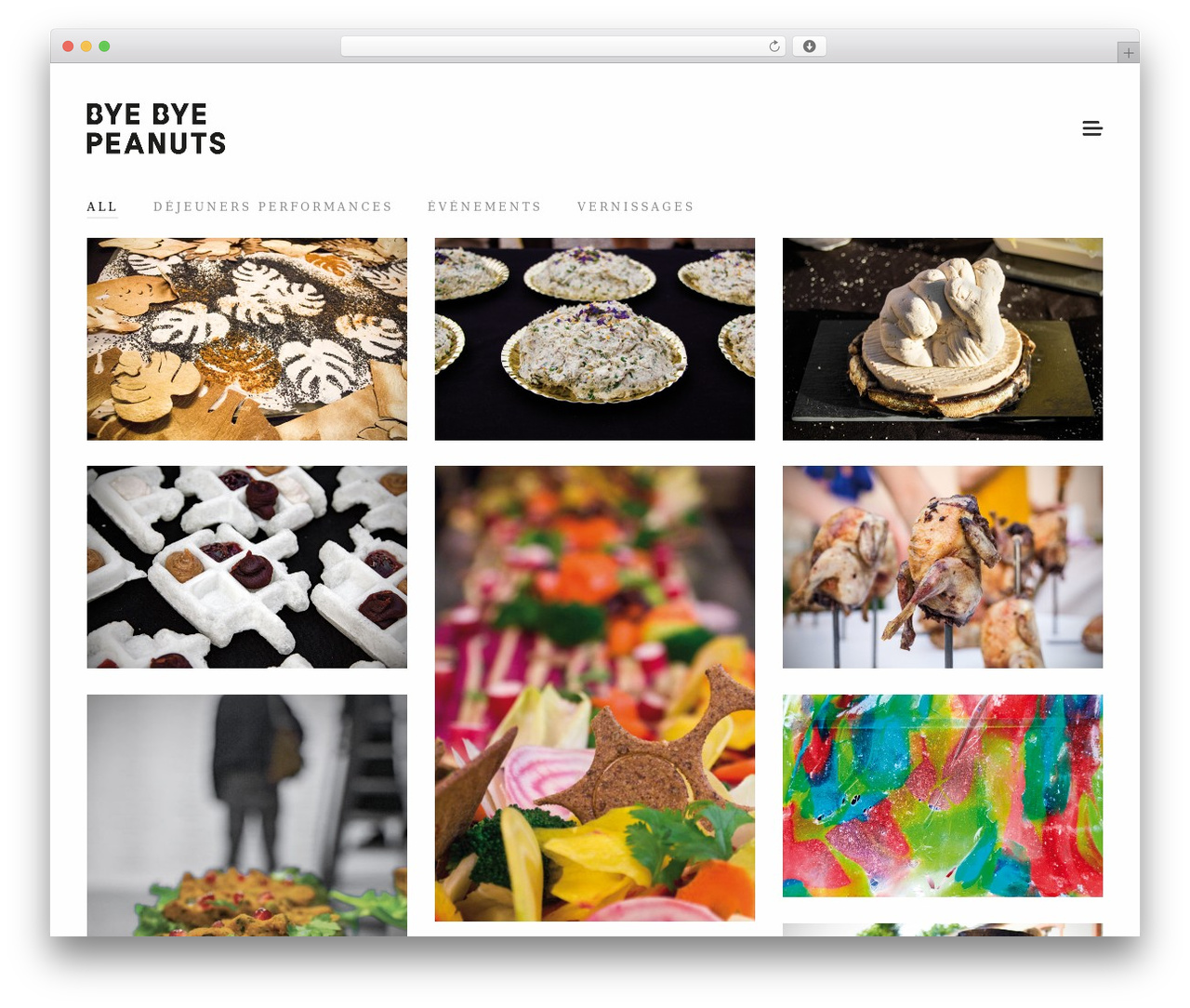 Basic theme WordPress free - byebyepeanuts.com