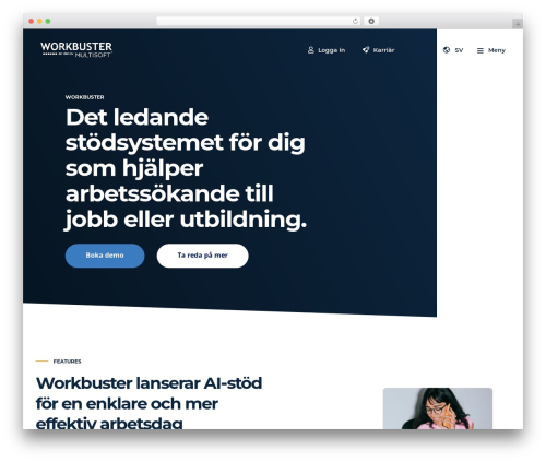 Generation WordPress theme - workbuster.com