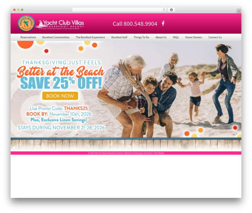 Genesis WordPress theme - barefootyachtclubvillas.com