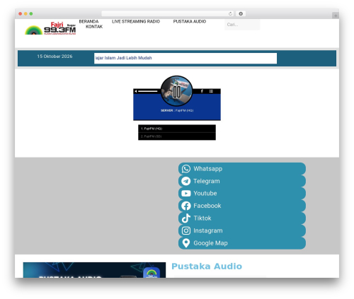Marquee running text WordPress plugin - fajrifm.com